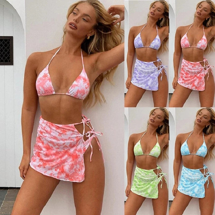 Biquíni Neon - Conjunto 3 Peças Jade Casa Sereia 