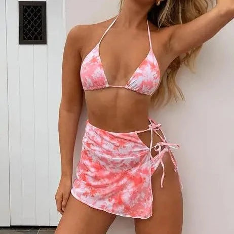 Biquíni Neon - Conjunto 3 Peças Jade Casa Sereia Pink S 